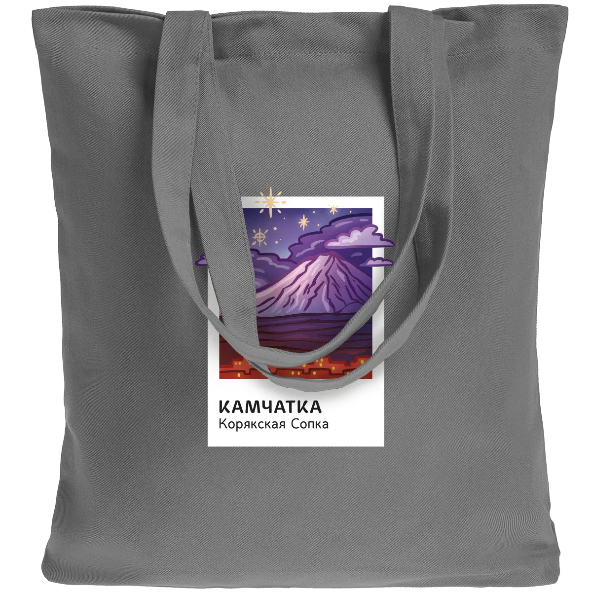 Шоппер Avoska Камчатка в кадре, графит