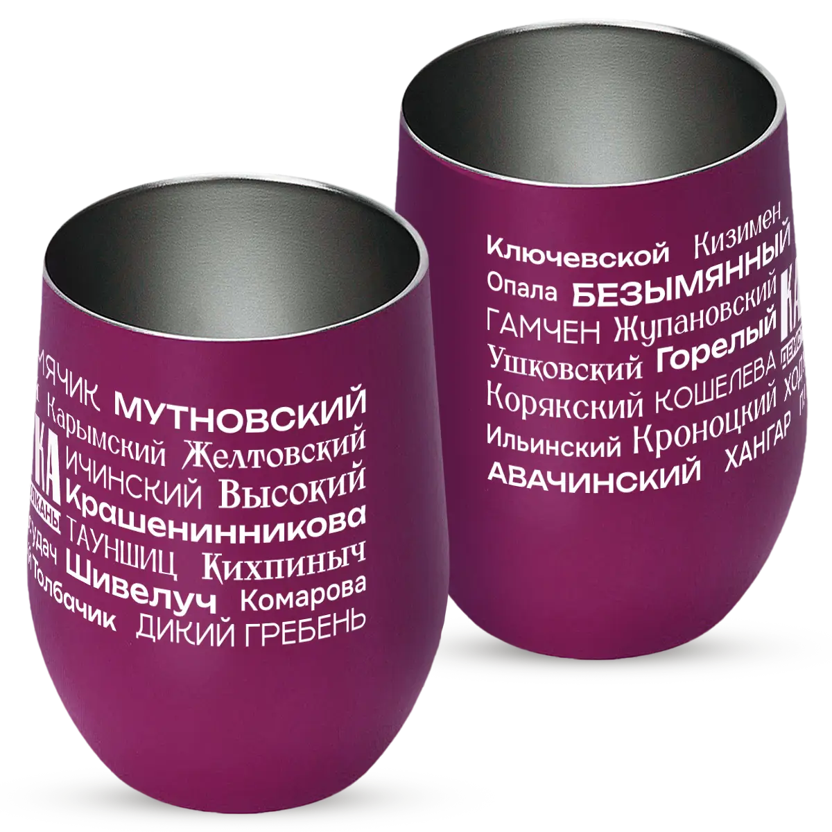 Термокружка Sense Действующие вулканы, винная