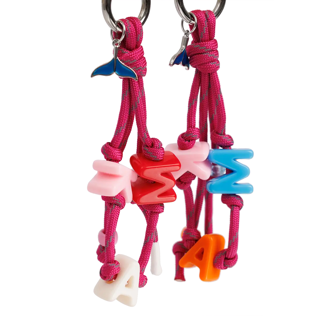 Брелок KNOT из паракорда, розовый